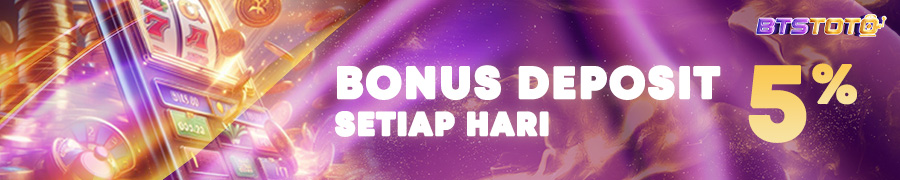 bonus deposit setiap hari 5%